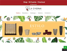 Tablet Screenshot of lacasonafibradevidrio.com